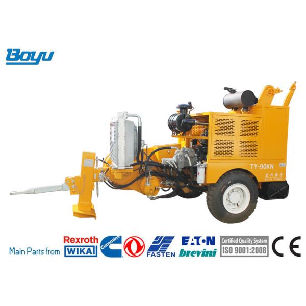 Quality Power Line Stringing Equipment 118kw(158hp) Turbo Charged Cable Pulling Machine For Overhead Line for sale