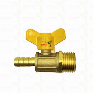 Male Threaded Butterfly Handle Brass Gas Valve Gas Valve Gas Ball Valve