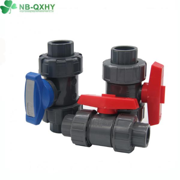 Plastic True Union Ball Valve DIN Standards PVC Single Union Ball Valves for Piping System