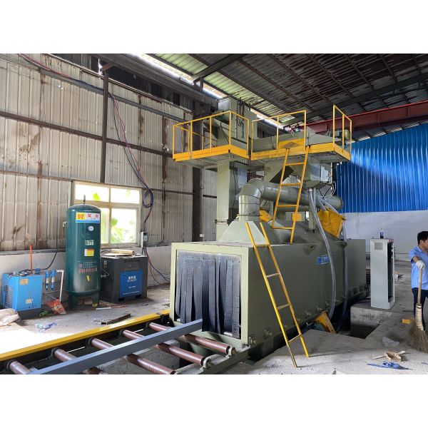Motorized Roller Shot Blasting Machine for Channel Steel Core Component