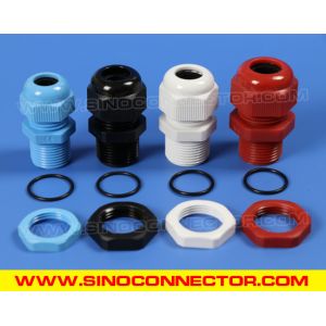 Watertight Cable Glands, Nylon 6 (UL94 V-2), IP68/IP69K, PG & Metric Thread, M12
