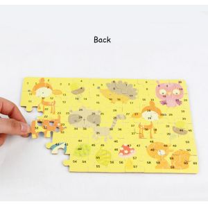 3D Wooden Eco Friendly Custom Jigsaw Puzzles Cartoon Children Jigsaw Puzzle