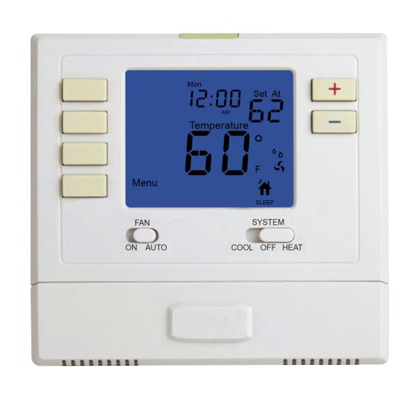 Quality 7 Day Wireless Programmable Thermostat , 1 Heat 1 Cool Thermostat for sale