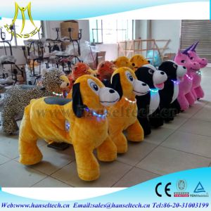 Hansel the latest designed cpoin operated dog kiddie rides amusement park indoor