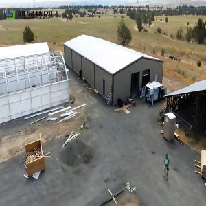 Precision Steel Structure Warehouse Galvanized Steel High Load Bearing