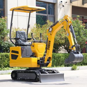 TE-10 Mini Excavator Classic color scheme, brand-new mechanical structure,