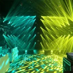 Auto CAD Layout Lighting Solutions Service 350W LED RGB Disco Stage Moving Head