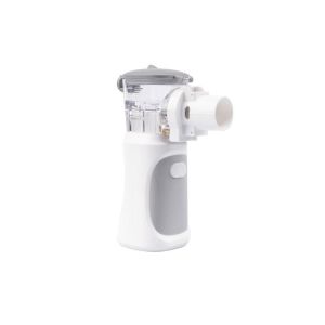 Gray Economic Portable Mesh Nebulizer Machine Home Use 85g