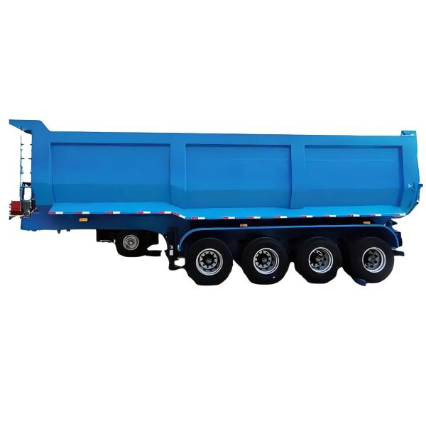 CIMC New Design 4 Axles Tipper Dump Semi-Trailer