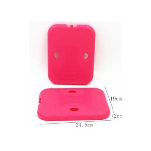 Blue Medium Cooler Ice Blocks Freezable Gel Cold Packs Hard Shell BPA Free For