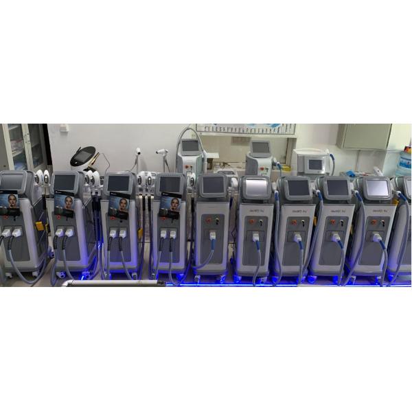 Diode Lasertell Triple Wavelength Laser Hair Removal 12 Inch Screen Customizing