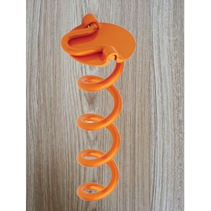 Wholesale Yellow Spiral Earth Ground Anchor 10&quot; Long For Tying Down Tarps Tents from china suppliers