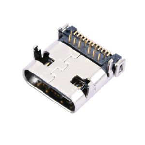 USB 3.1 Type-C Connector 24 Pin Receptacle Right Angle Type C PCB SMT Dual Row