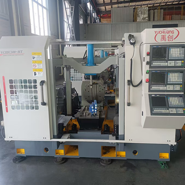 Quality CNC Three-Headed Lathe For Valves Processing for sale