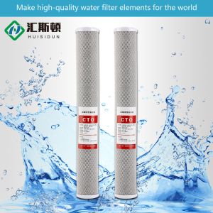 10 W 20 Inch PP Carbon Block CTO Water Filter Cartridge for Water Pre-Filtration