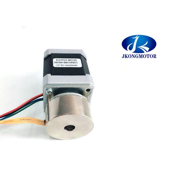 Quality Nema24 60mm 2phase hybrid square stepper motor with brake pad / 1.8° stepper angle for sale