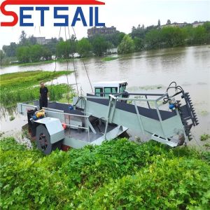 Wholesale Harvester-2 Cutting Width 3m-6m for Reservoir Hyacinth and Reed Waste Collection on Water from china suppliers