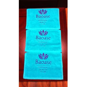 Low MOQ gym towel with embroidery logo