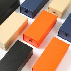 Custom Kraft Paper Drawer Box for Glasses Cosmetics Perfume