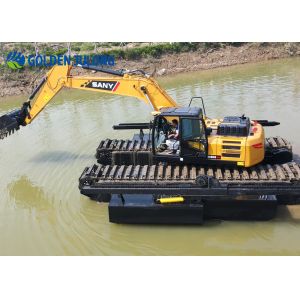 Amphibious Excavator With Pontoons Choose Reliable Brand Excavators Customized