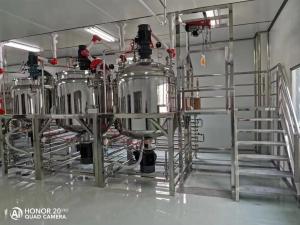 China Mixing Blending Detergent Production Line Car Cleaning Product Making Machine on sale
