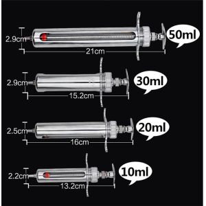 Luer Lock Cattle Injection Needles 40ML Veterinary Injection Syringe