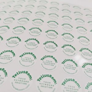 Blank Printed Anti Counterfeit Labels Adhesive Eggshell Sticker Paper