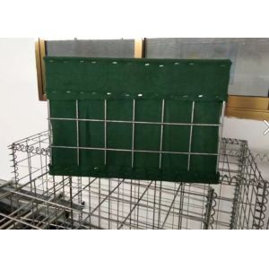 1M*1M*2M Woven Type Welded Galvanized Gabion Box 60MM*80MM Hole