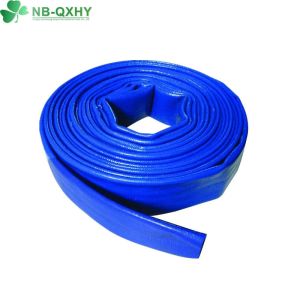 Blue Type Flexible PVC Layflat Hose with Corrosion Resistance and High Thickness