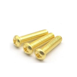 Brass Phillips Pan Head Machine Screws M3 M4 M5 M6 M8 ISO Standard 12mm 16mm
