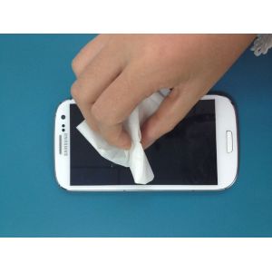 Disposable single packed customized screen wet tissue