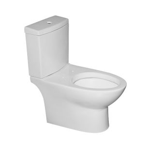 Mix Pit Spacing 180mm Two Piece Elongated Toilet Siphon Flushing