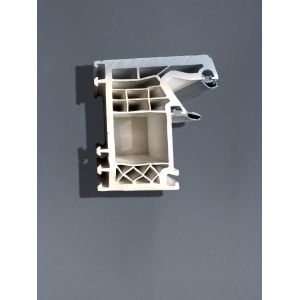High Security UPVC Window Profiles Weather Resistant Custom Design