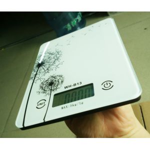 Big LCD Kitchen Electronic Scales , ABS Plastic Digital Scale For Food