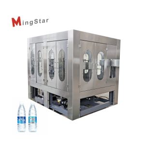 Plc High Efficient Plastic Bottle Filling Machine , Liquid Filling Equipment