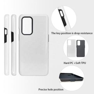 Tough 3D Sublimation Back Cover Custom Print Dual Layer Phone Case For One Plus