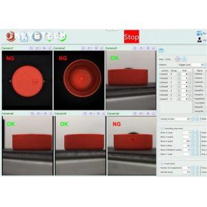 High Precision Plastic Cap Closures Automatic Vision Inspection System