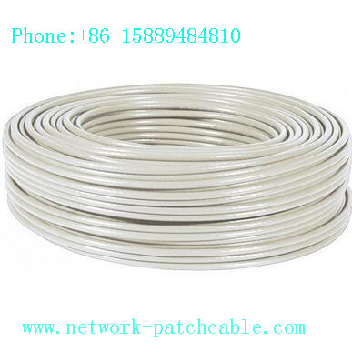 1000ft Solid BC/CCA Cat6 FTP Cable 0.58mm Copper Pass Fluke 300 m/roll Grey