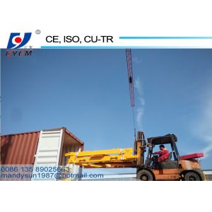 Split Mast Section Frequency Conversion QTZ5023 Hammerhead Topkit Tower Crane