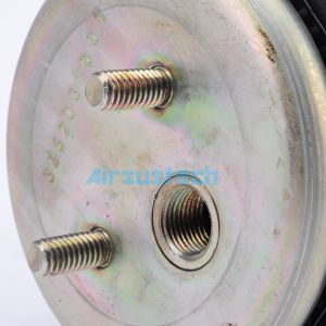 TS16949 Double Convoluted Air Actuator Firestone Rubber Bellow 255-1.5 3/8NPT