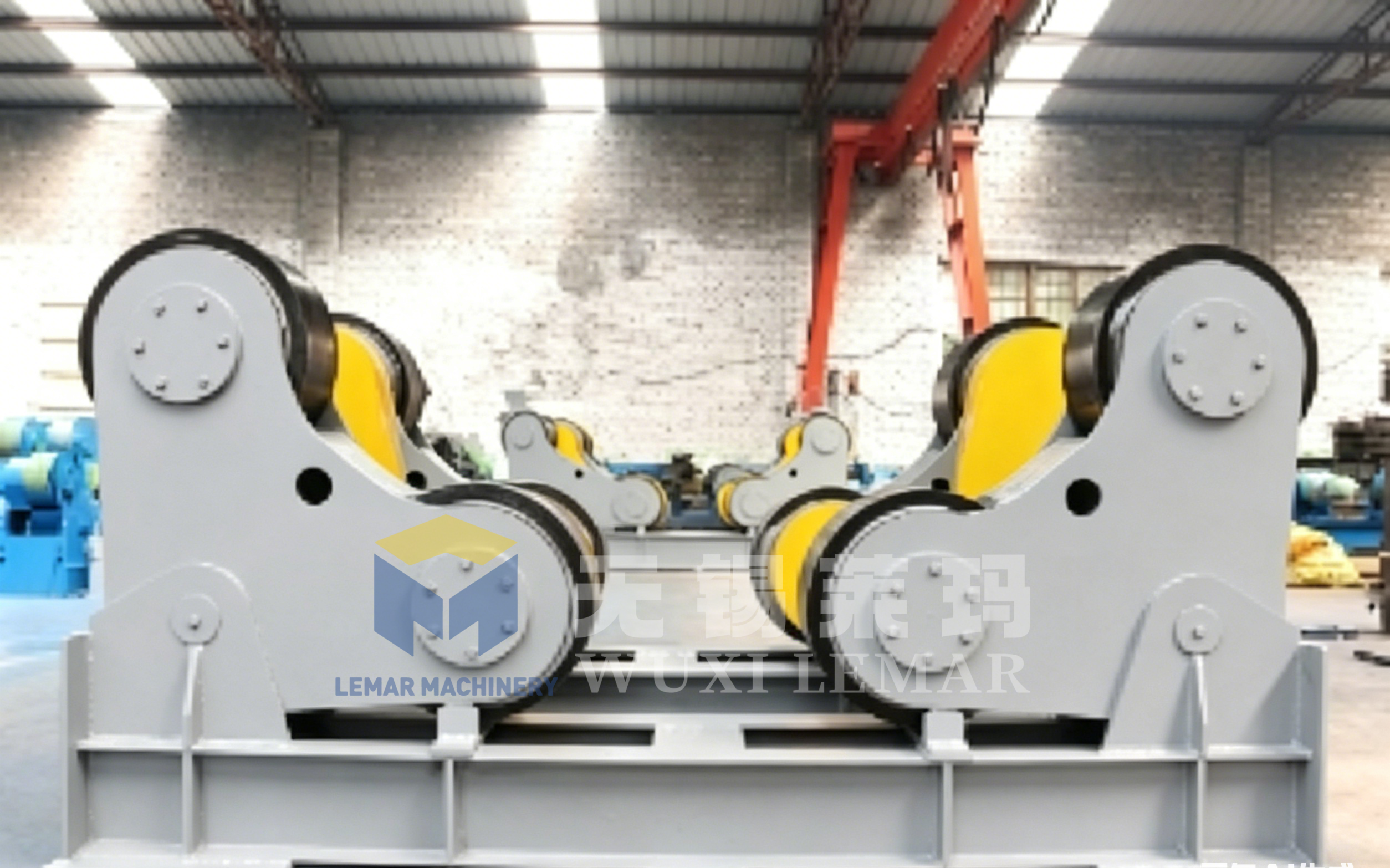 20Ton Self-Aligning Welding Rotator Heavy Load PU Roller VFD Turning Rolls for Tank Vessel Welding