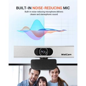 Ultra Wide Angle H.264 1080P Full HD Webcam Web Camera With Microphone