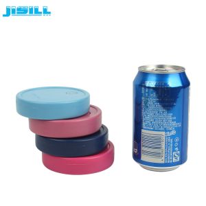 Customized HDPE Cylinder Ice Pack 100ml For Refrigerating Beverage Cans For Food