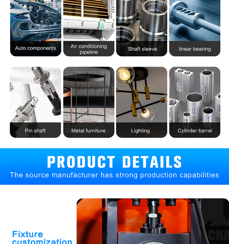 High-Precision 80 Pneumatic Single-Head Chamfering Machine Automatic Pipe Bar Feeder Construction Steel Stainless Steel