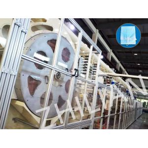 Fully Automatic Sanitary Napkin Machine Straight Packing 500 pcs / min 900 pcs /