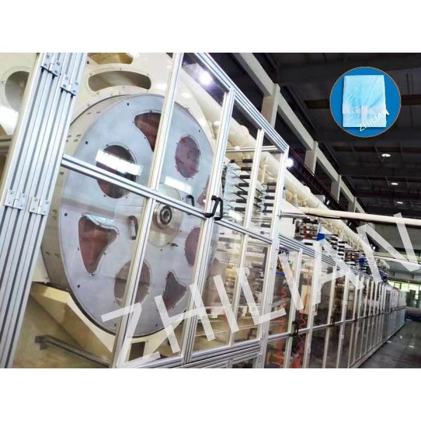 Fully Automatic Sanitary Napkin Machine Straight Packing 500 pcs / min 900 pcs /