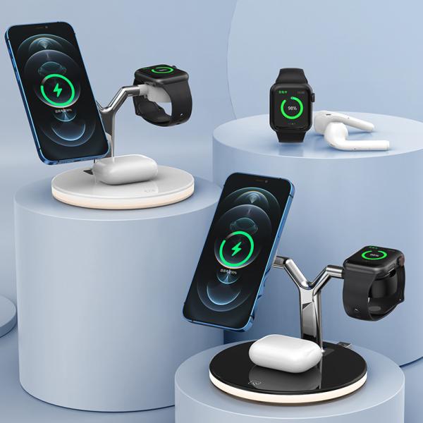 5W 10W 15W Magsafe Magnetic Wireless Charger Anti Slip Qi 15