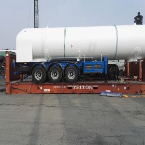mobile cryogenic liquid tank container