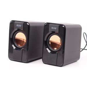 Vintage Wired Surround Sound Subwoofer Hifi 2.1 Speaker System 65dB