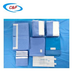Spunlace Nonwoven Disposable Laparotomy Pack Surgical Drape Universal